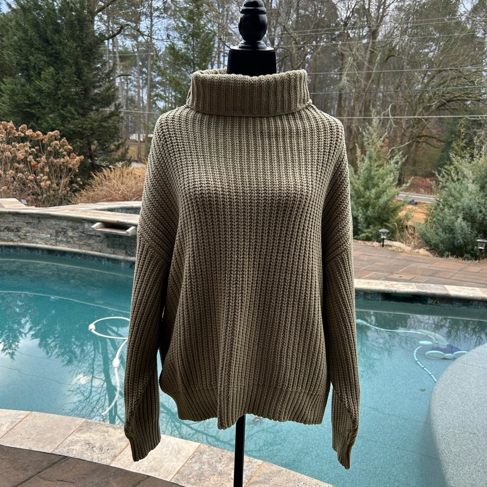 Free people Swim Too Deep oversized turtleneck sweater - Picture 3 of 6